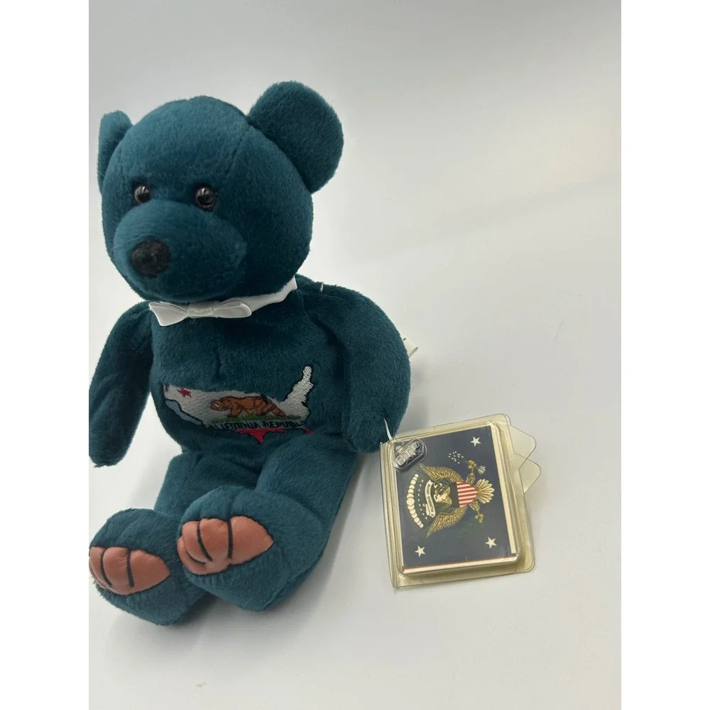 Ronald Reagan President Library The Gipper California Republic Plush Bear Teal